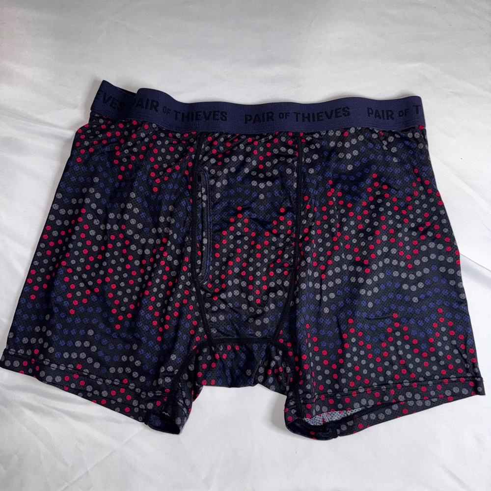 Pair of Thieves Men's Boxer Briefs - Black and Red
